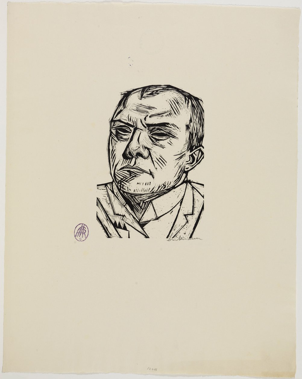 Autorretrato de Max Beckmann