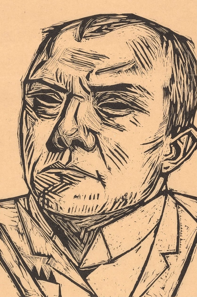 Selbstbildnis de Max Beckmann