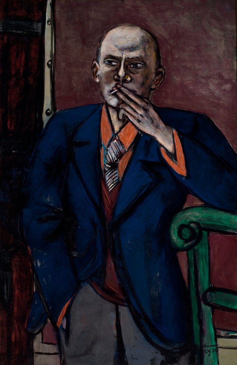 Autorretrato 1950 de Max Beckmann