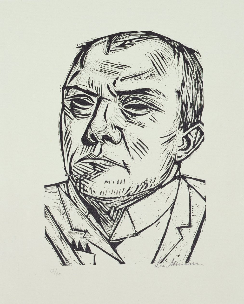 Autorretrato de Max Beckmann
