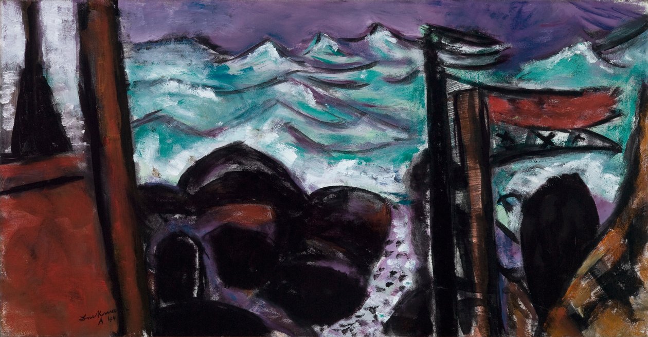 Pequeño Mar Tormentoso de Max Beckmann