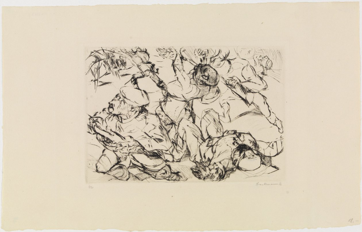 ataque de asalto de Max Beckmann