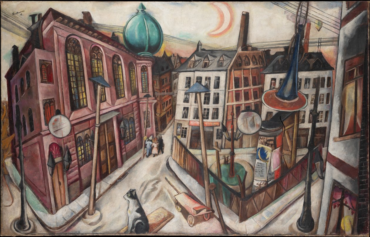 La sinagoga de Fráncfort del Meno de Max Beckmann