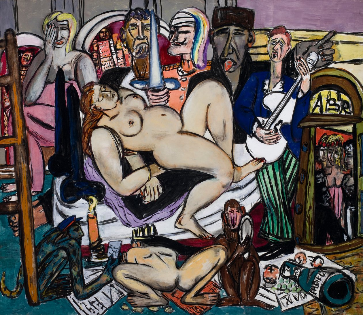 La ciudad (Noche urbana) de Max Beckmann