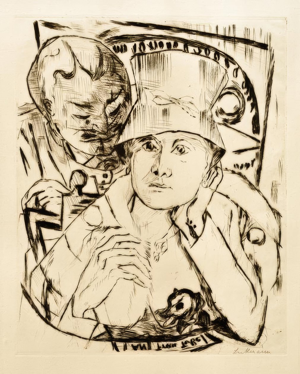 Palco de teatro de Max Beckmann