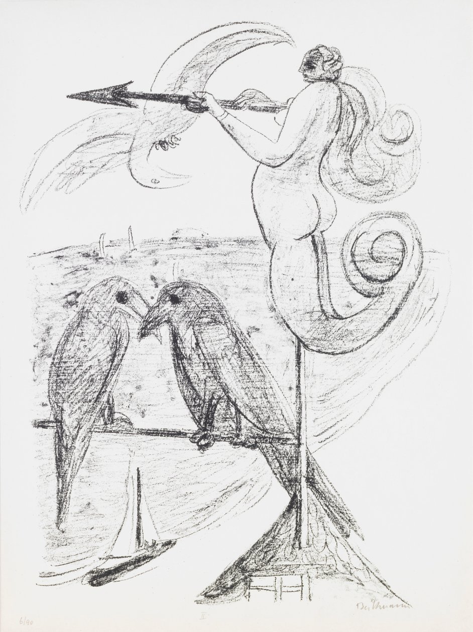 Weather-Vane, lámina 2 del portafolio “Day and Dream” de Max Beckmann