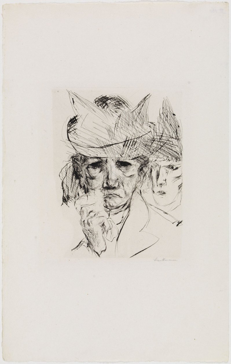 Mujer llorando de Max Beckmann
