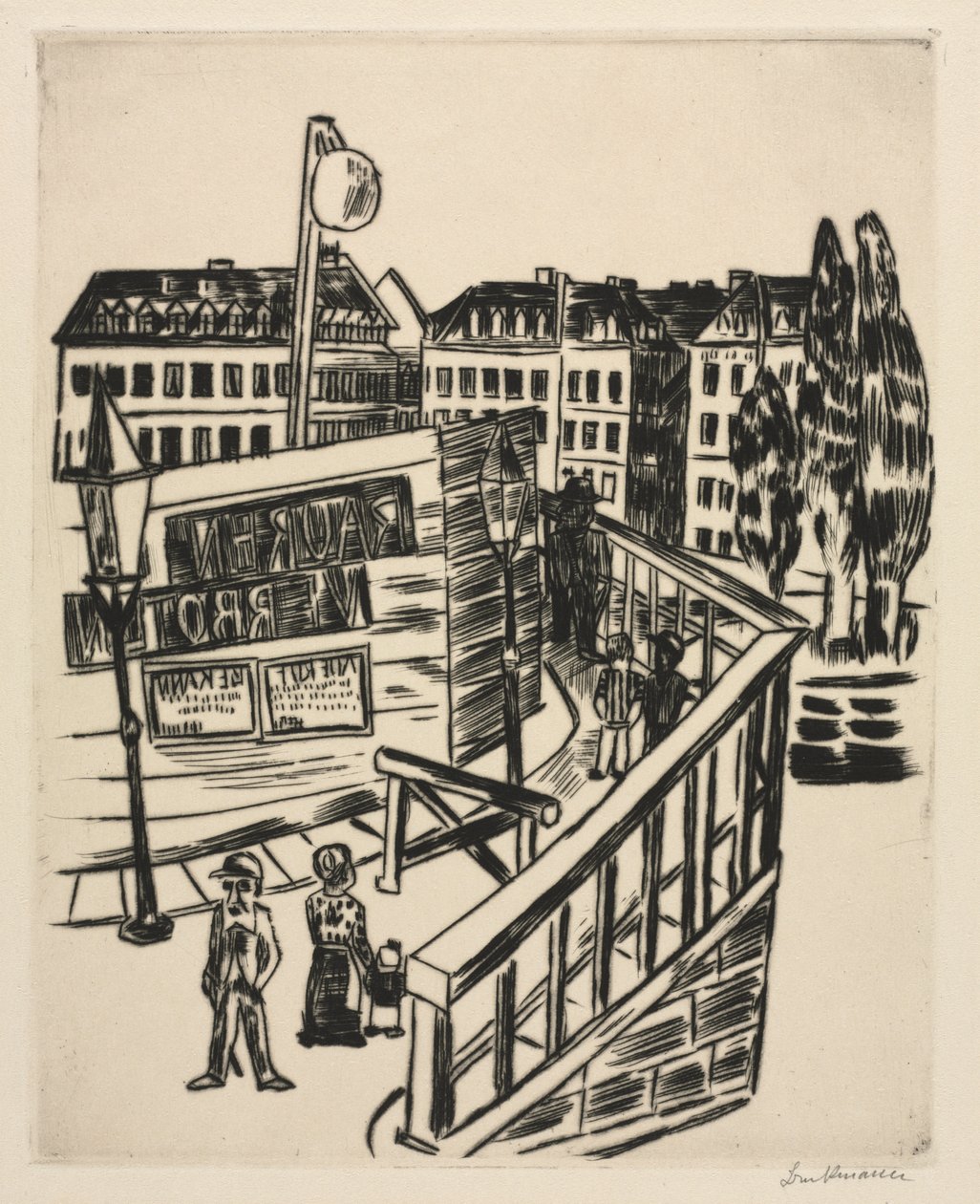 Puente de Madera de Max Beckmann