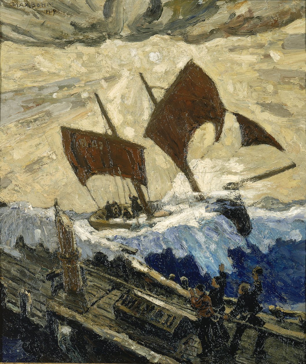 Un incidente en el Canal de la Mancha, 1919 de Max Bohm