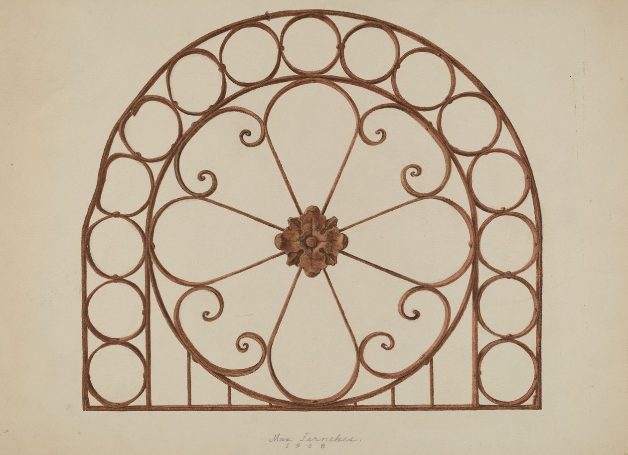 Rejilla de arco, 1938 de Max Fernekes