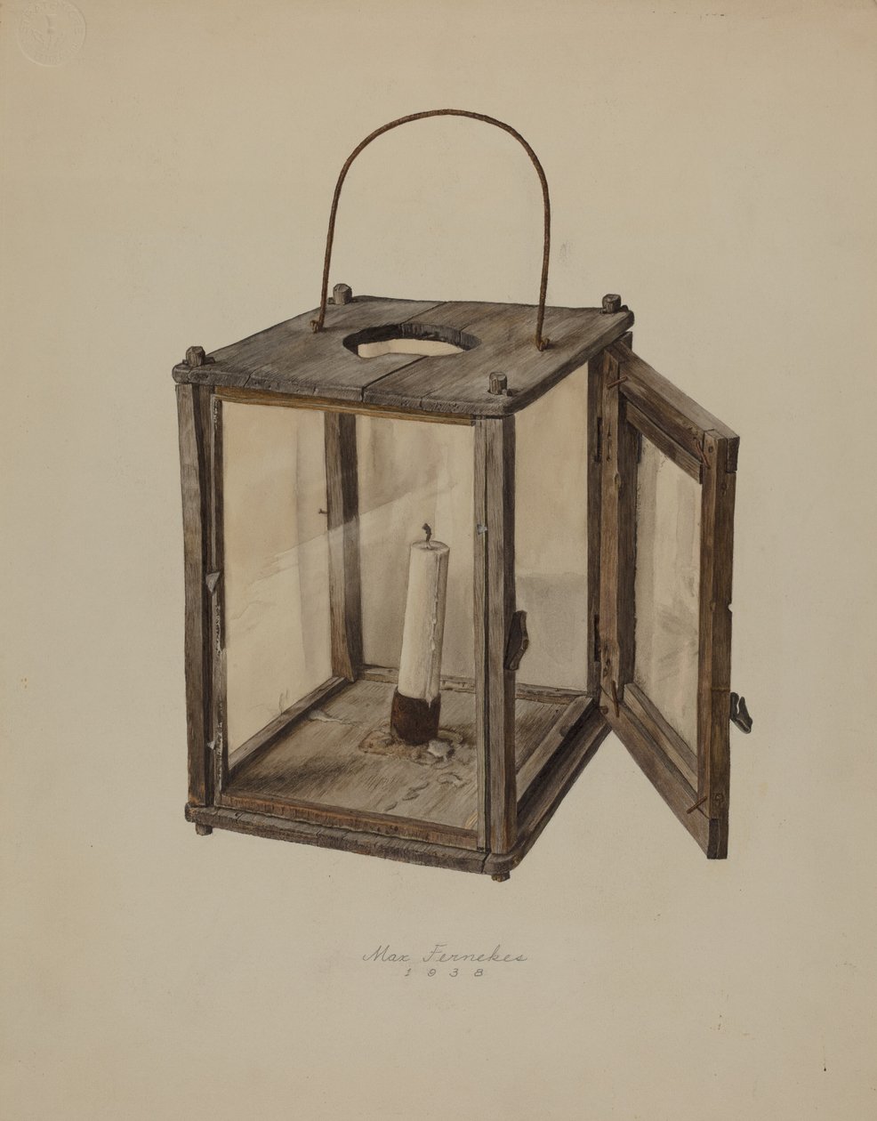 Linterna de vela, 1938 de Max Fernekes