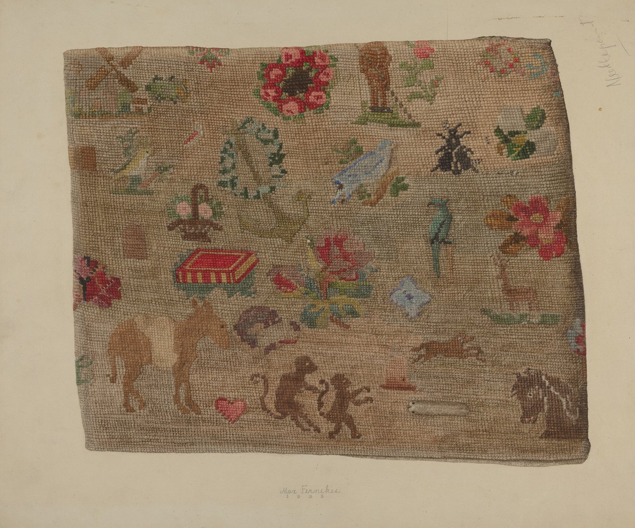 Almohada de la amistad, 1939 de Max Fernekes