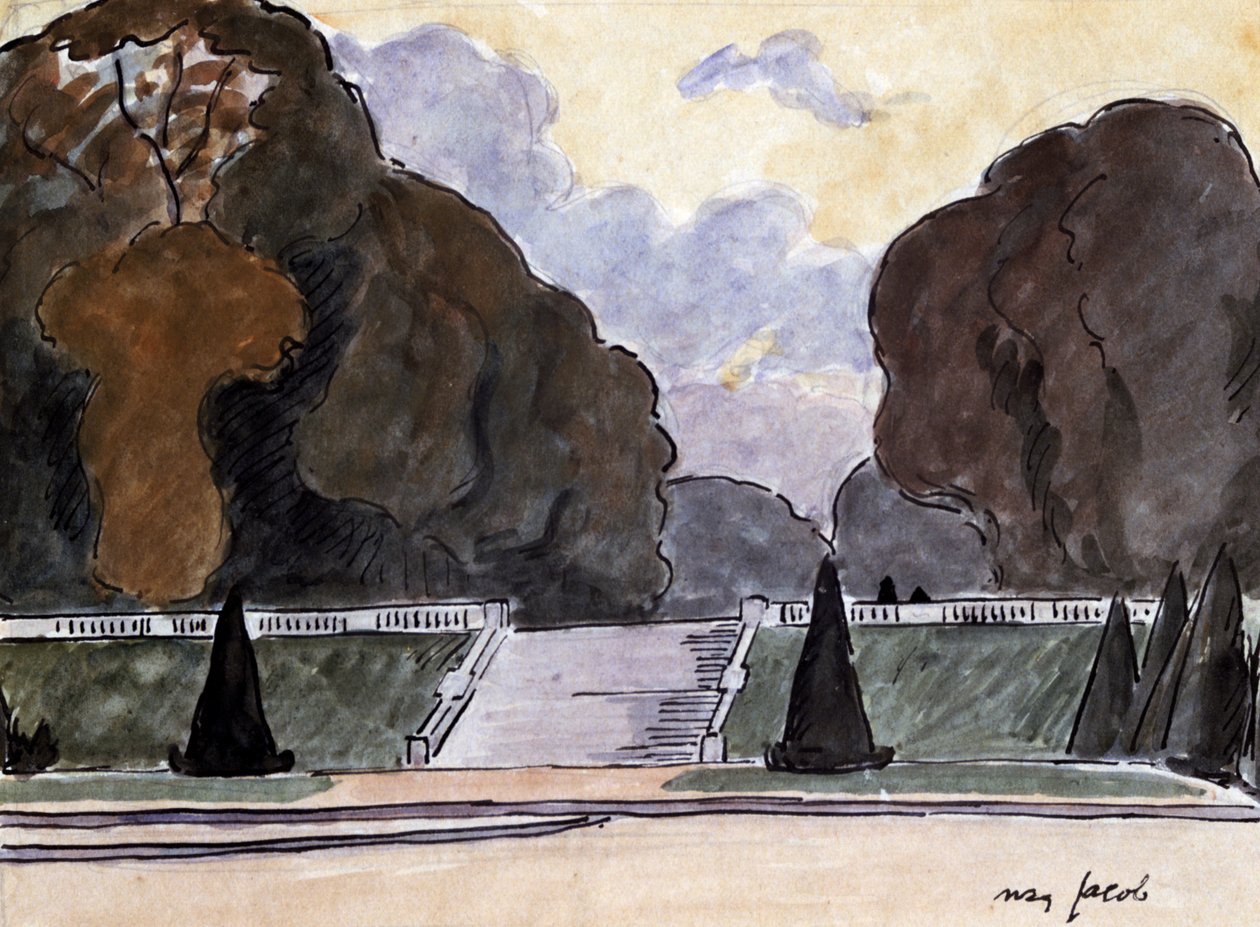 El jardín en Luxemburgo, c1900-1944 de Max Jacob