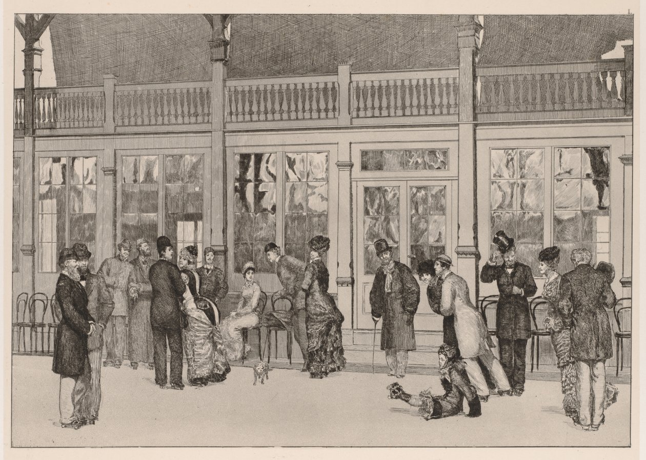 Un Guante: El Lugar, 1880 de Max Klinger