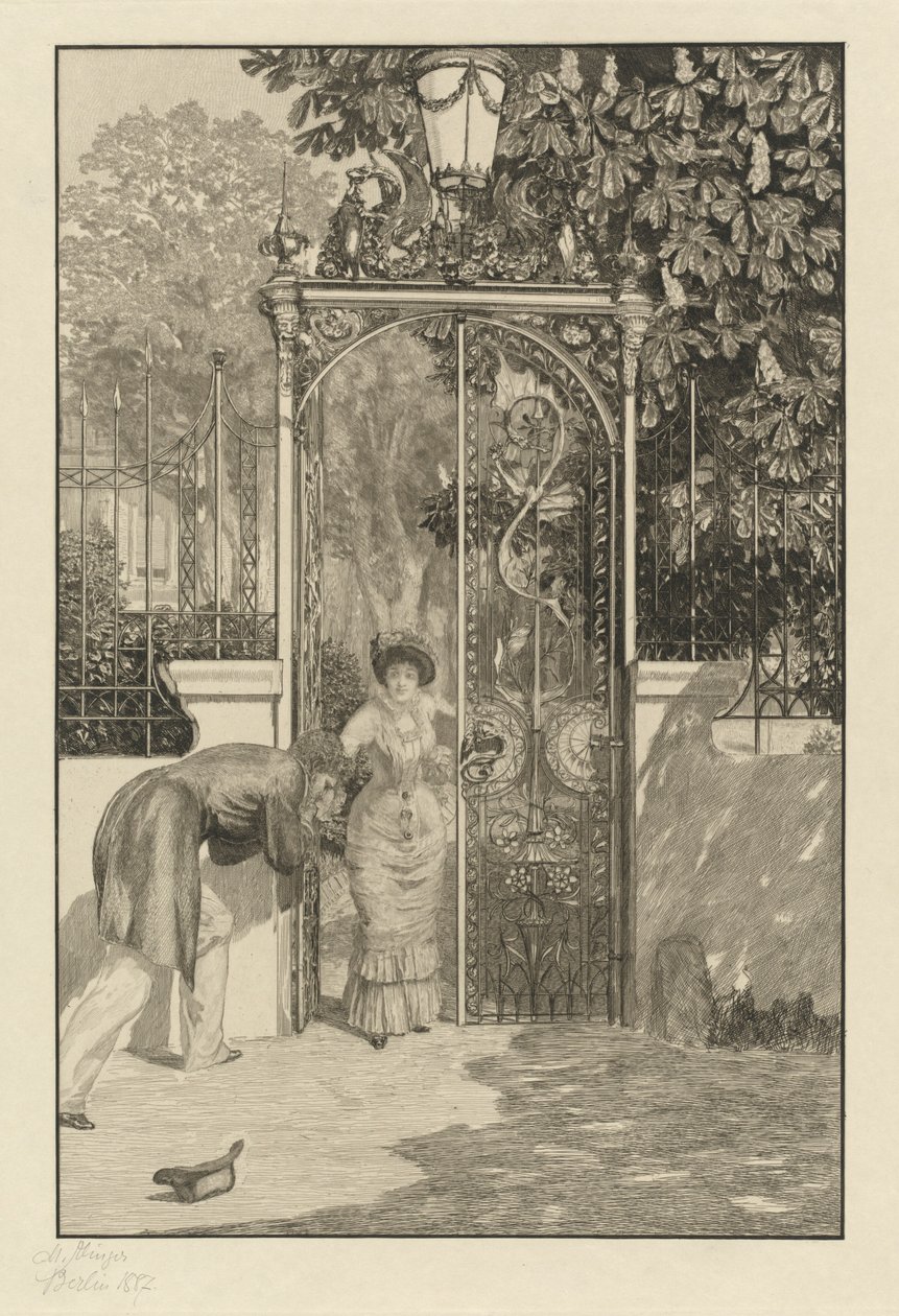 En la Puerta (Am Thor) de Max Klinger