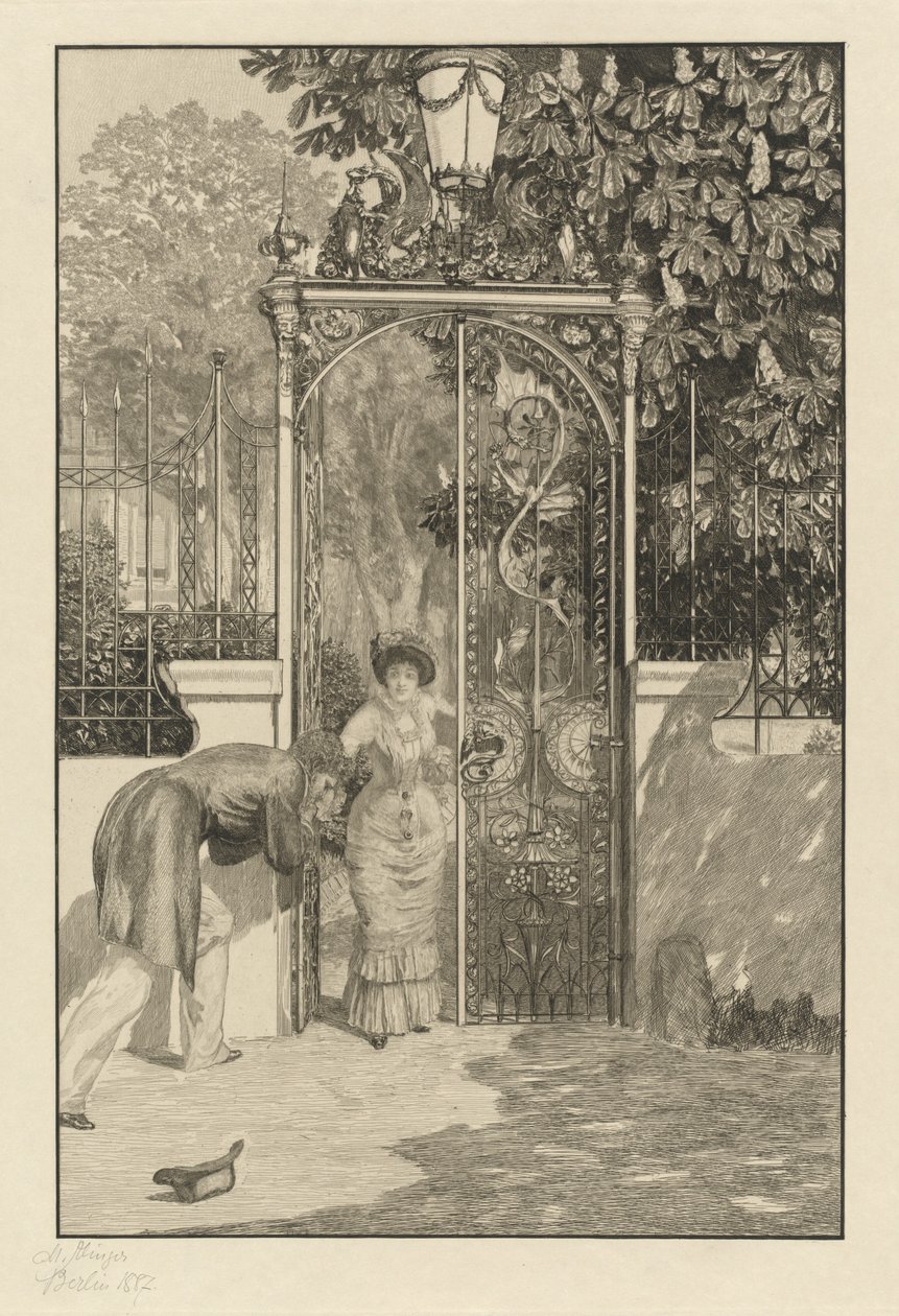 En la Puerta Am Thor, 1887 de Max Klinger