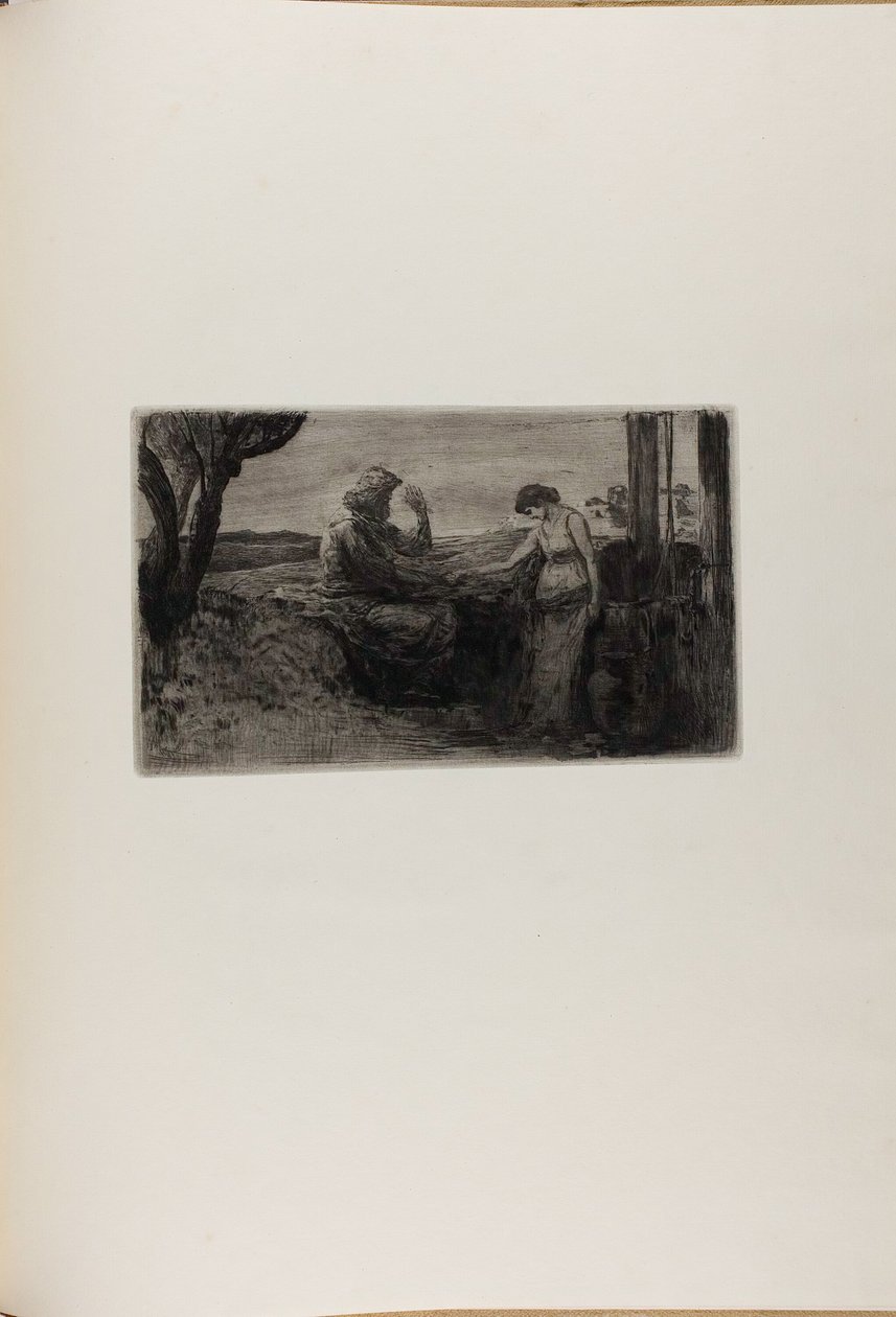 Cristo y la mujer samaritana, de Una Vida de Max Klinger