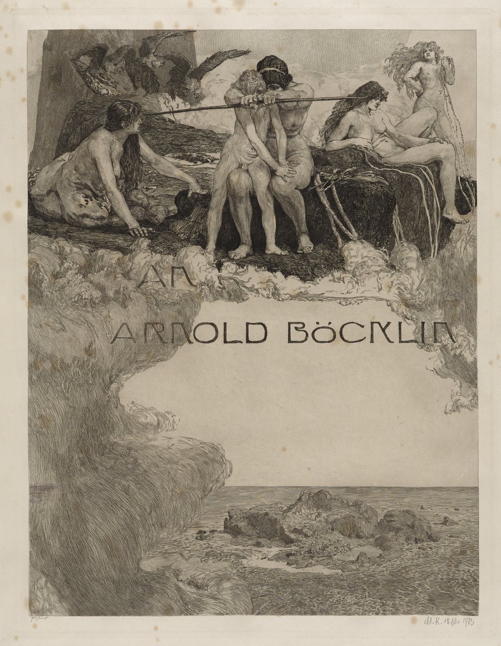 Dedicación (Widmung) de Max Klinger