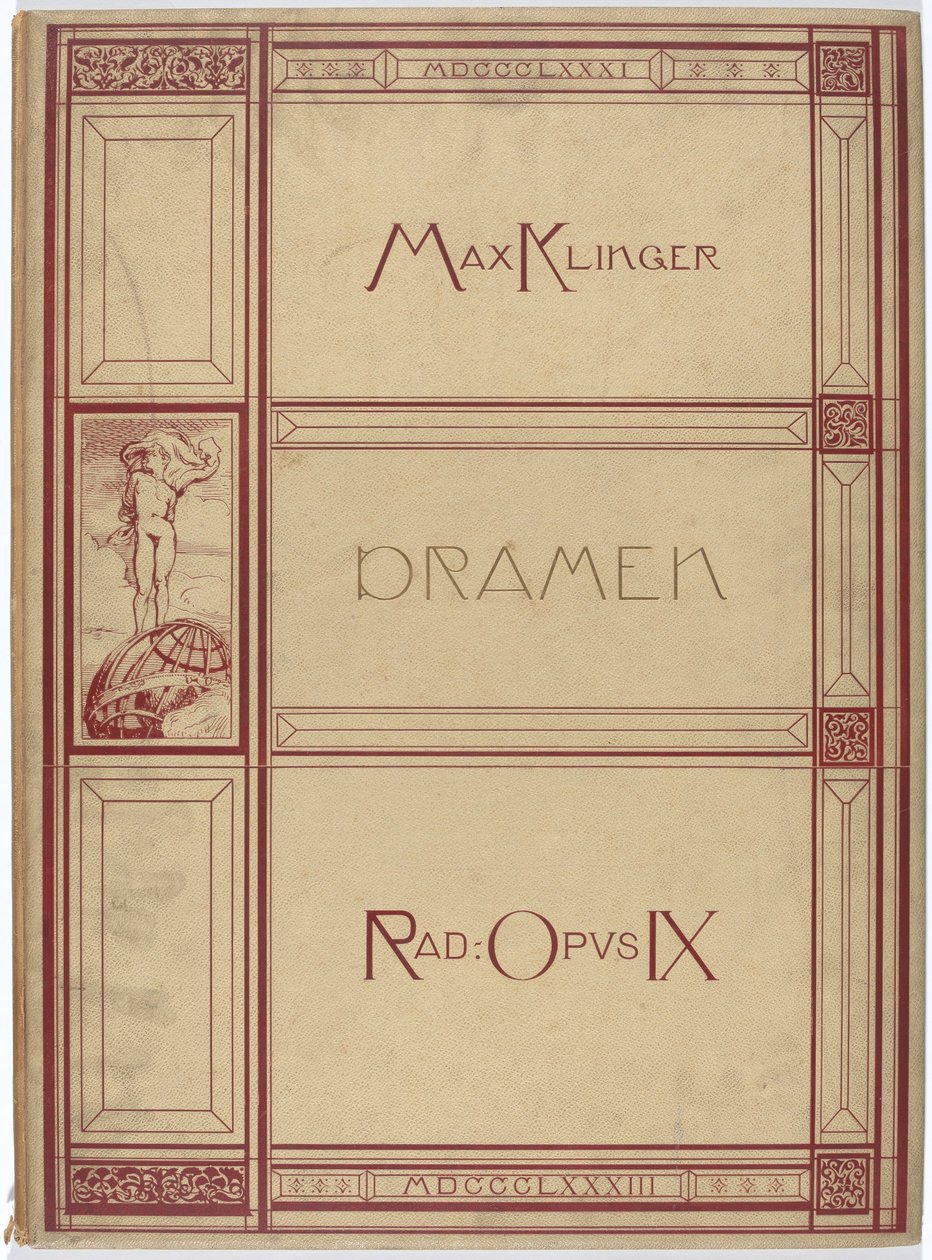Dramen: VI Motive in X Blättern. Radierungen Opus IX de Max Klinger