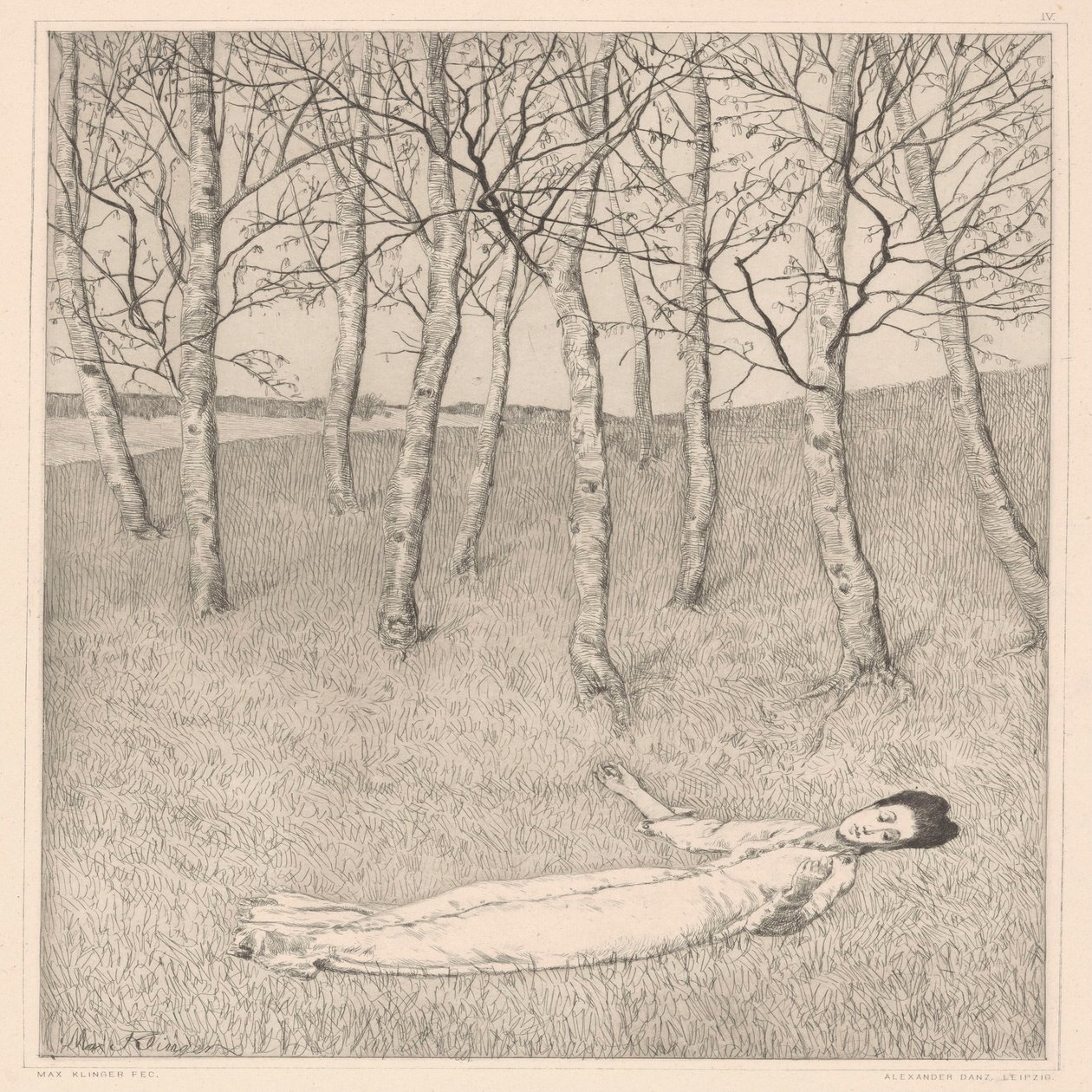 Comienzo de la primavera de Max Klinger