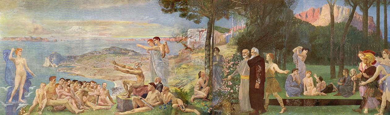 Alemán: El florecimiento de Grecia de Max Klinger