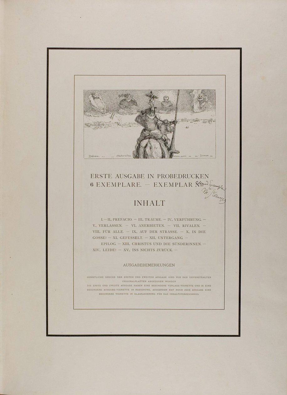 Historia, Modernitas, Pictura sacra, Homero, de Una vida de Max Klinger