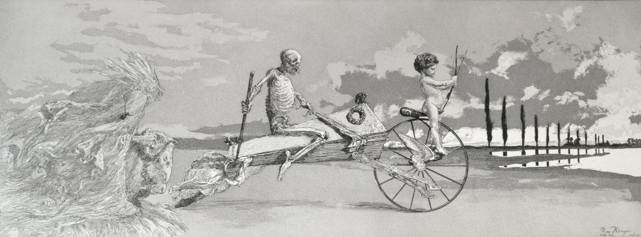 Amor, Muerte y Más Allá, 1881, lámina XII de 