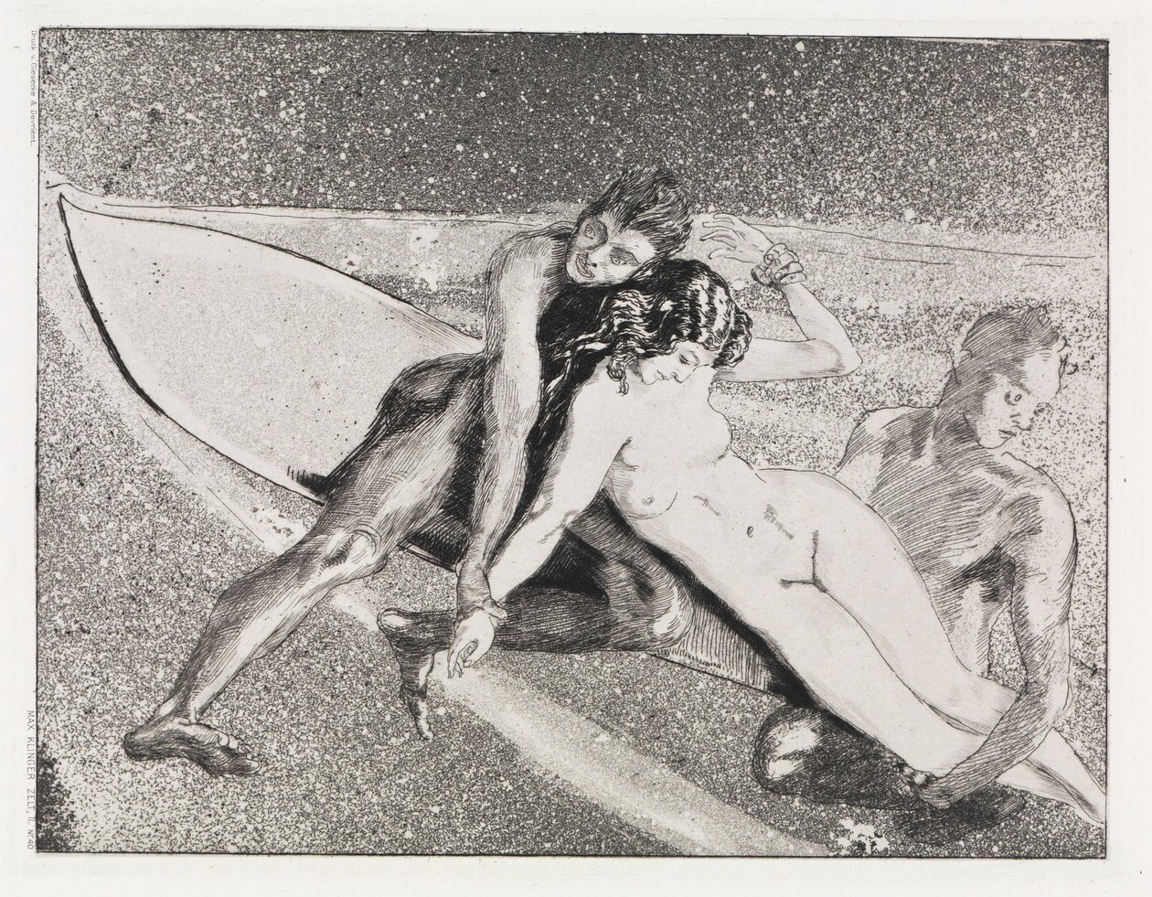 Aviación (Tienda, opus XIV, parte 2, n.º 40) de Max Klinger