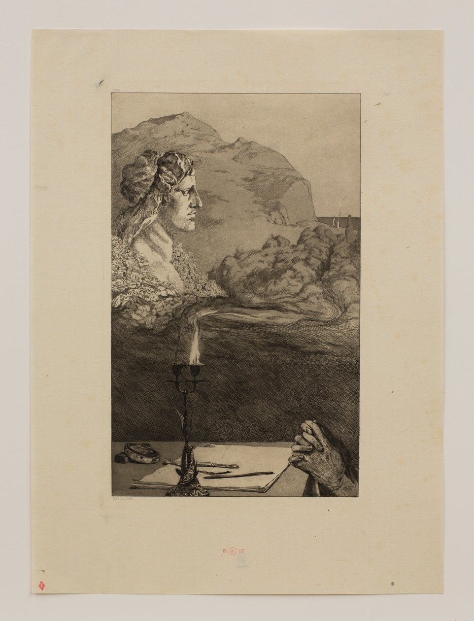 Dedicación del pintor (Invocación) de Max Klinger