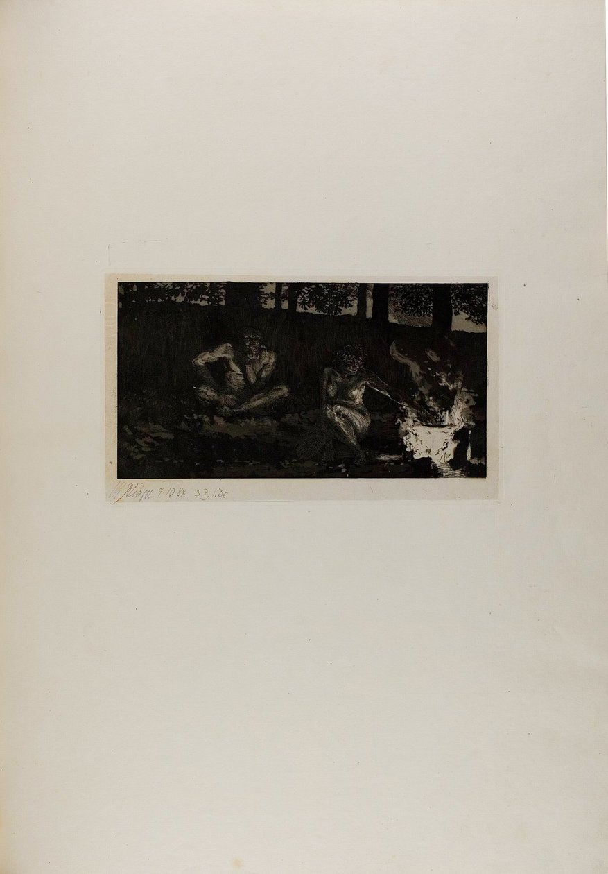 Prefacio I, plato dos de Una Vida de Max Klinger