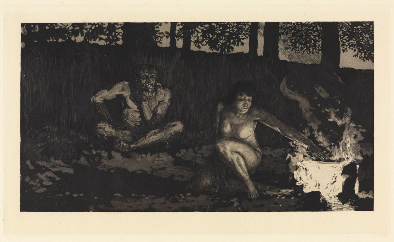 Prefacio II (Una vida, opus VIII, lámina 2) de Max Klinger
