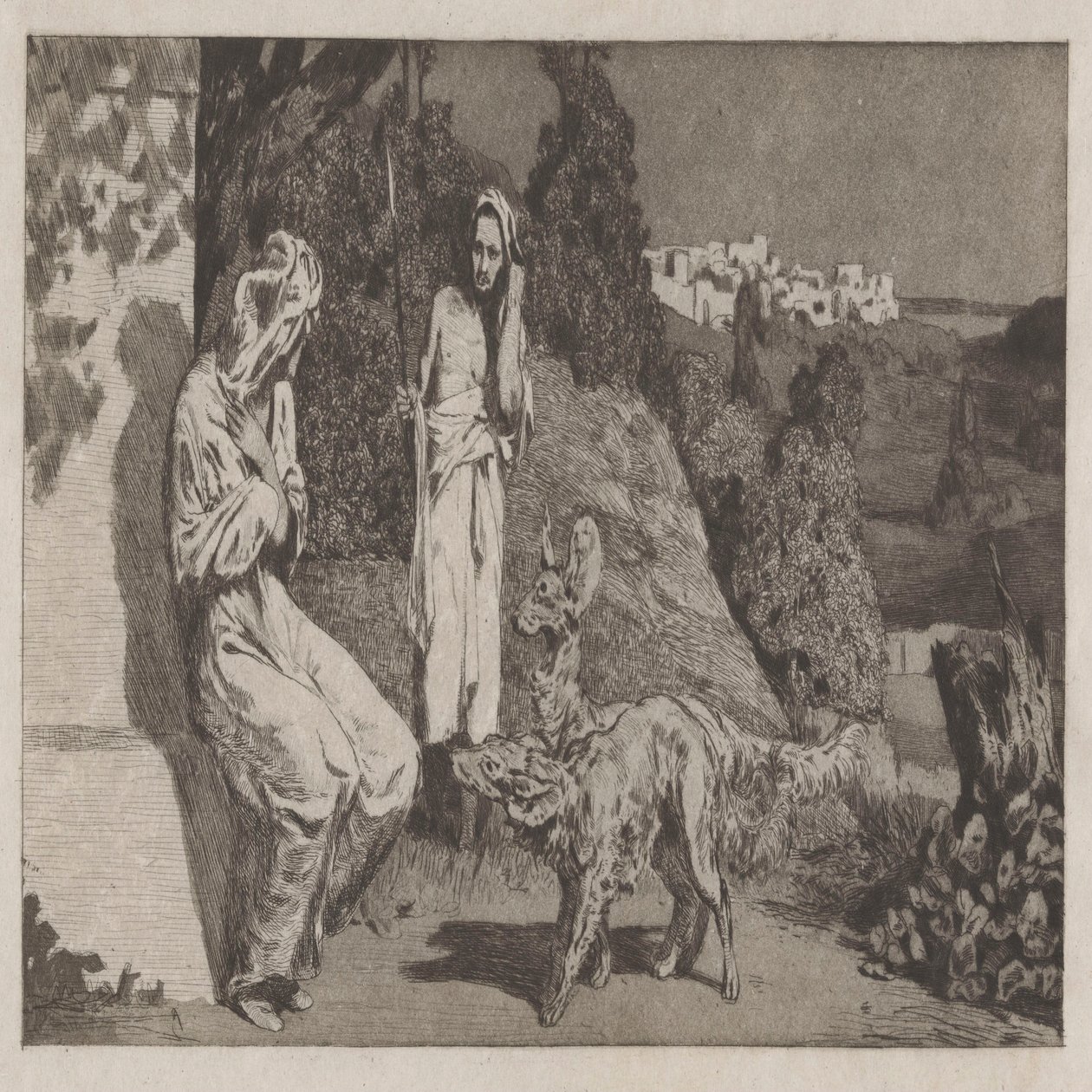 Píramo y Tisbe II. de Max Klinger
