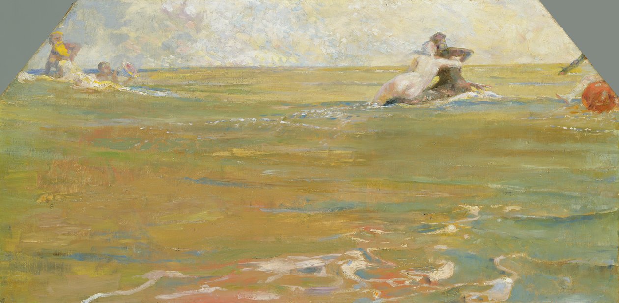 Dioses del mar en el océano de Max Klinger