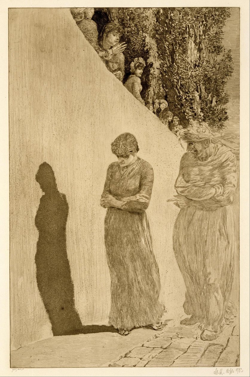 Vergüenza de Max Klinger