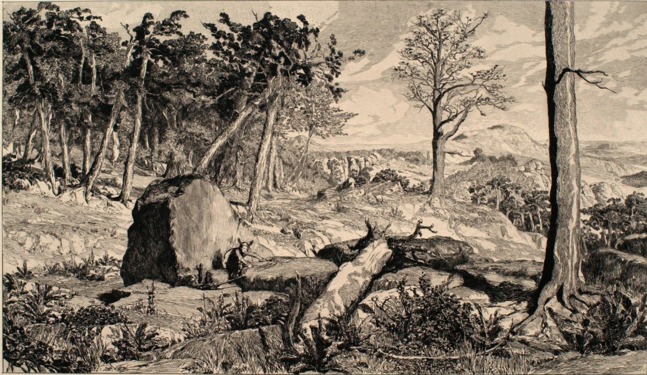 Simplicius en la soledad del bosque de Max Klinger
