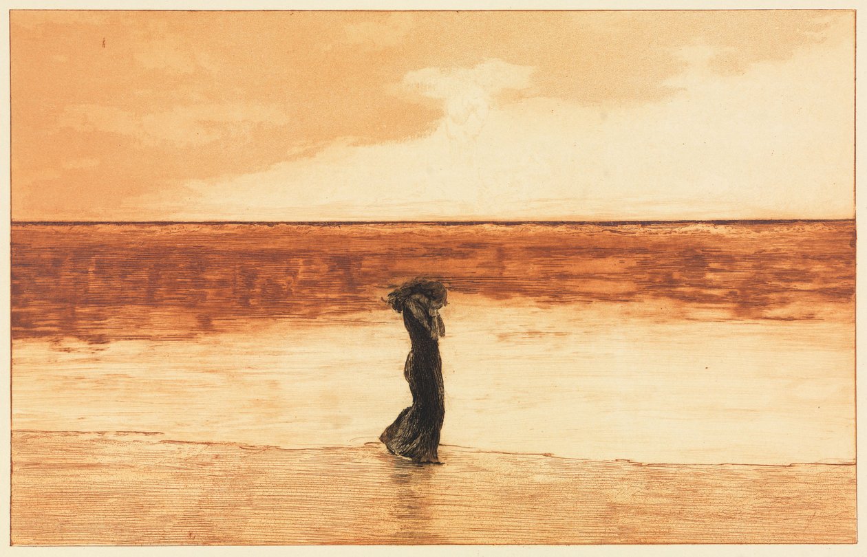 Abandonado (Una vida, Opus VIII, hoja 5) de Max Klinger