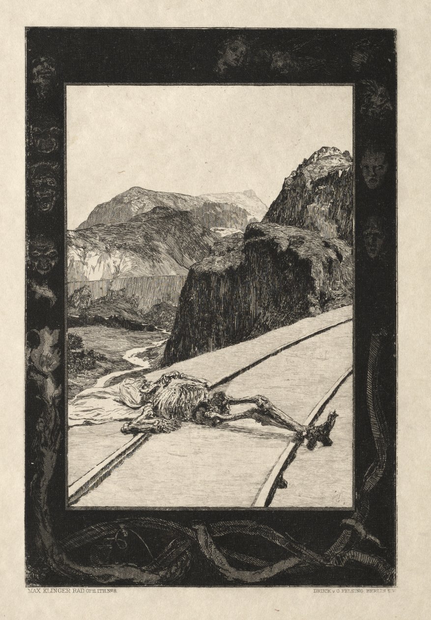 Vom Tode I, (Opus II, 1889) No. 8 de Max Klinger