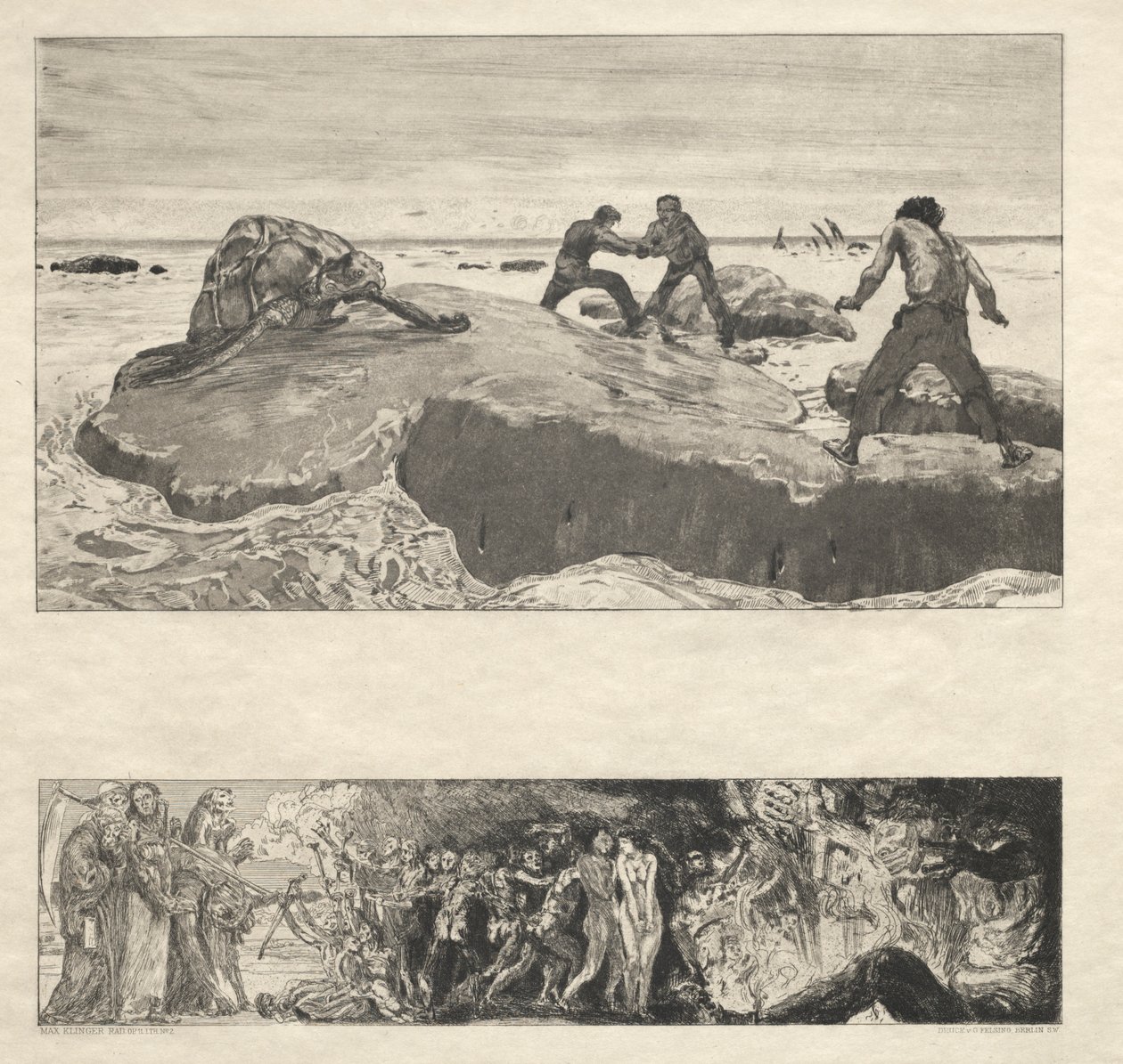 Vom Tode I, Opus II, 1889 No. 2 de Max Klinger