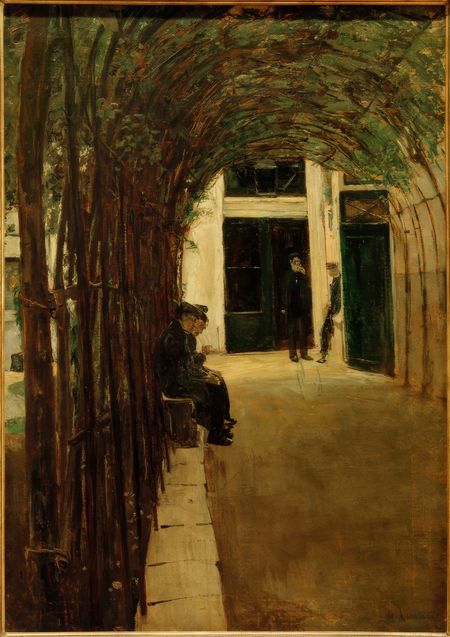 Casa de ancianos en Ámsterdam de Max Liebermann