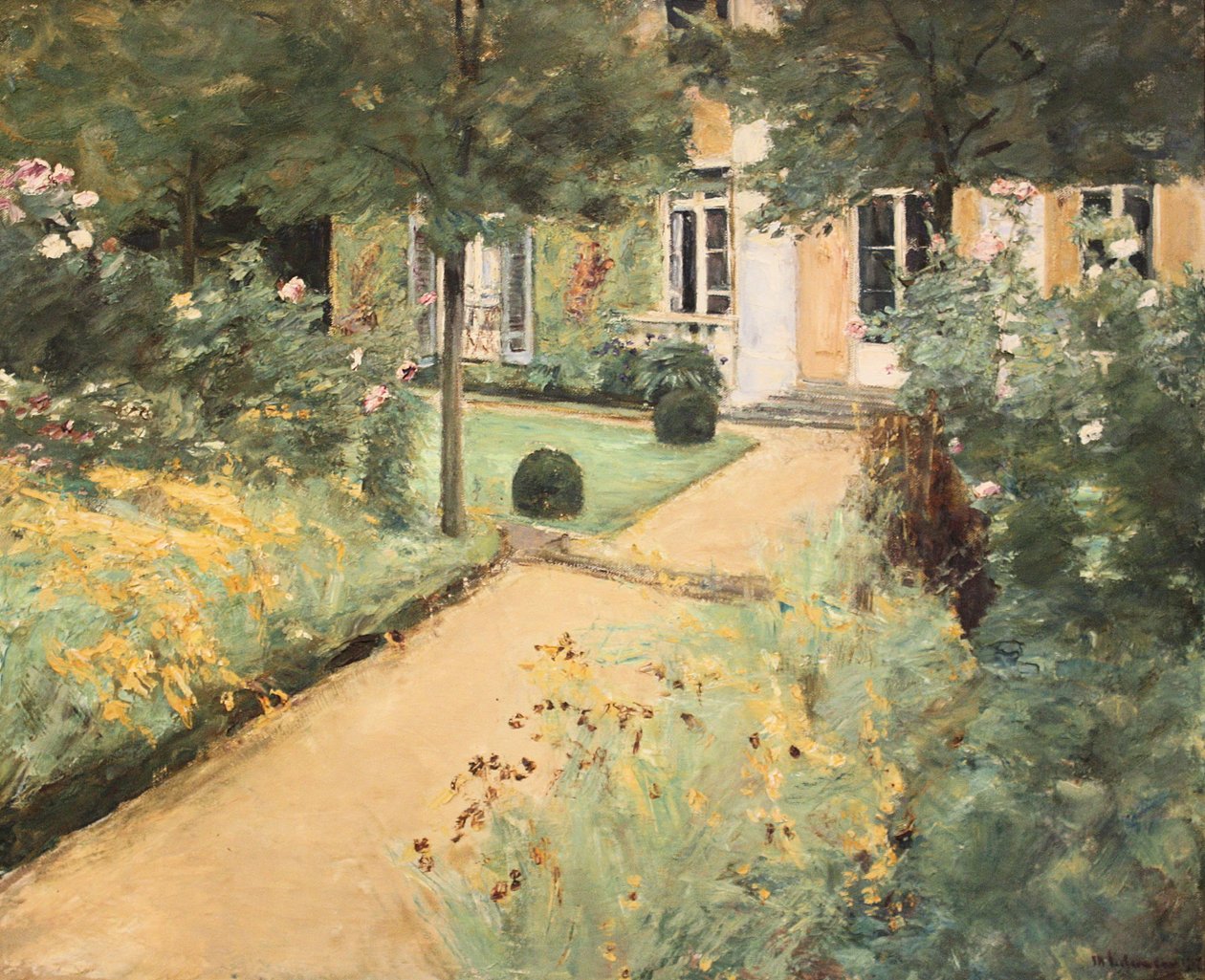 Berlín-Wannsee, Max Liebermann, huerto en la villa de Max Liebermann