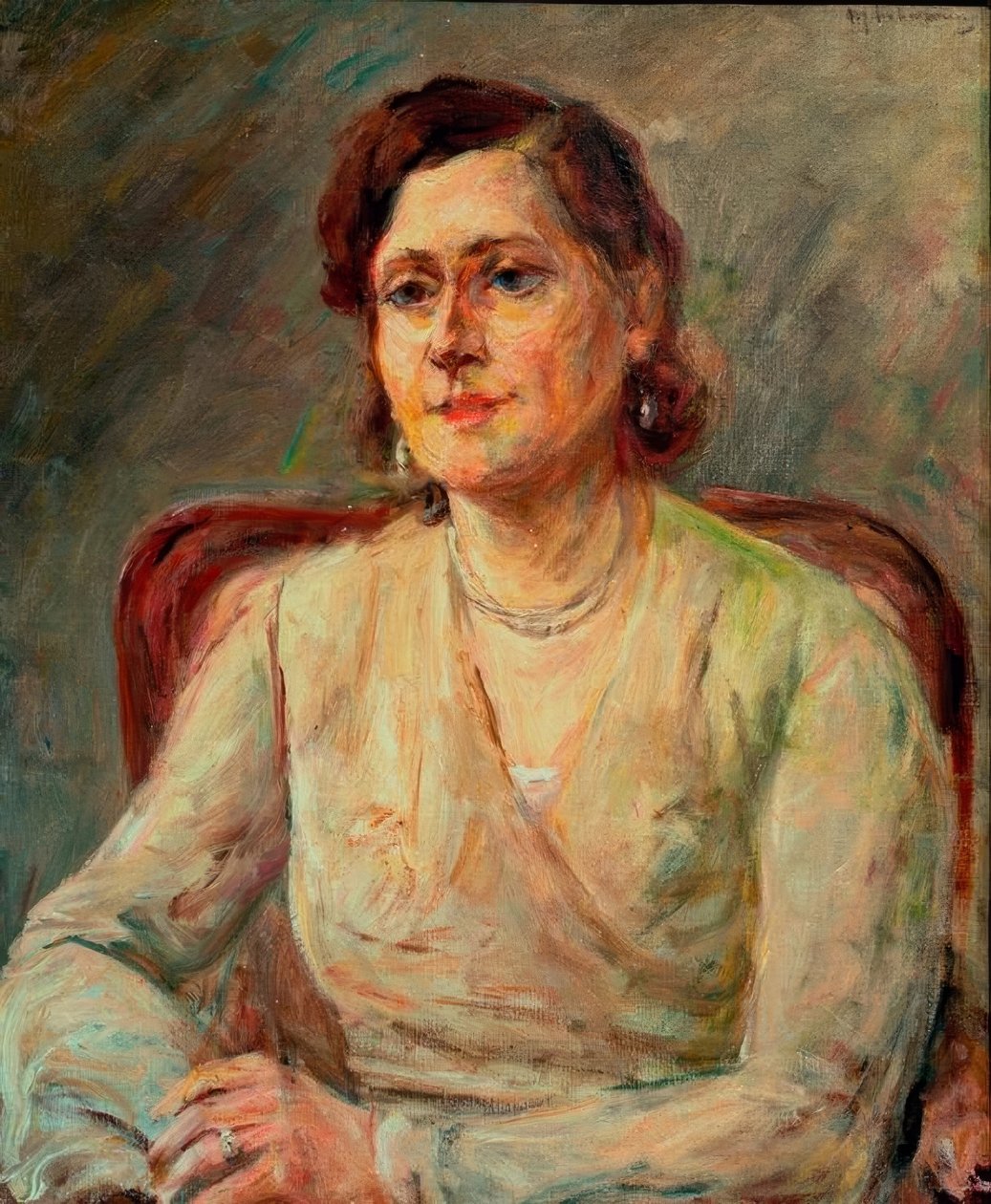 Retrato de Lydia Petrowa de Max Liebermann