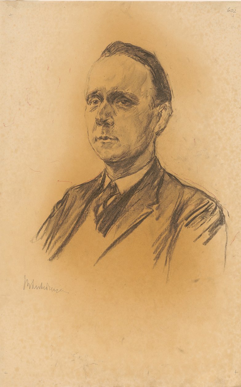 Retrato del profesor Werner Jäger de Max Liebermann