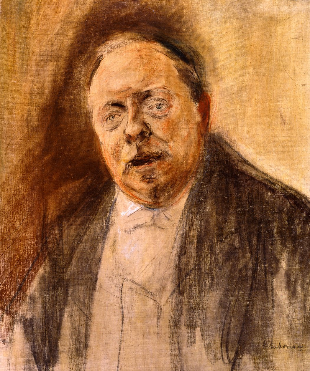 Estudio de retrato del barón Alfred von Berger de Max Liebermann