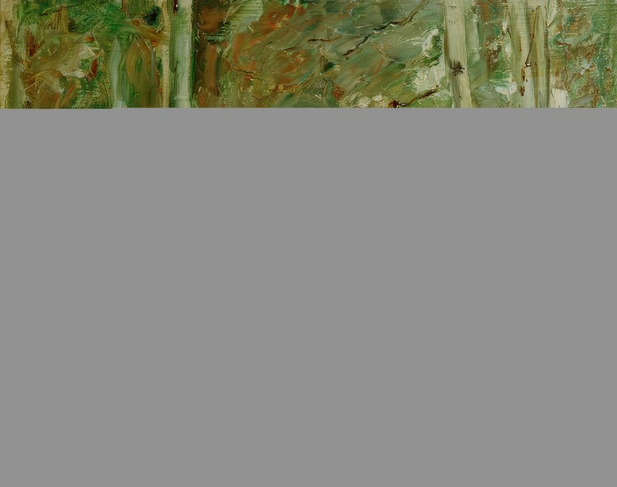 Abedules en la orilla del Wannsee hacia el este de Max Liebermann