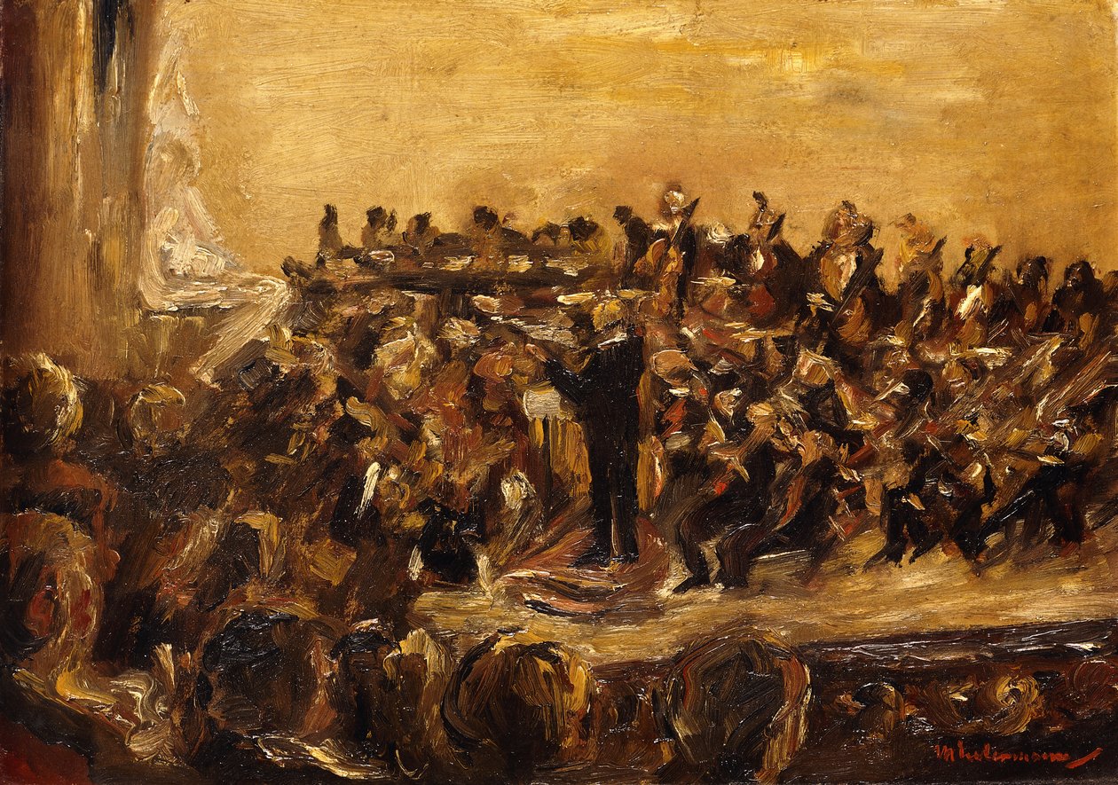Concierto en la Staatsoper, Unter den Linden, Berlín, 1923 de Max Liebermann