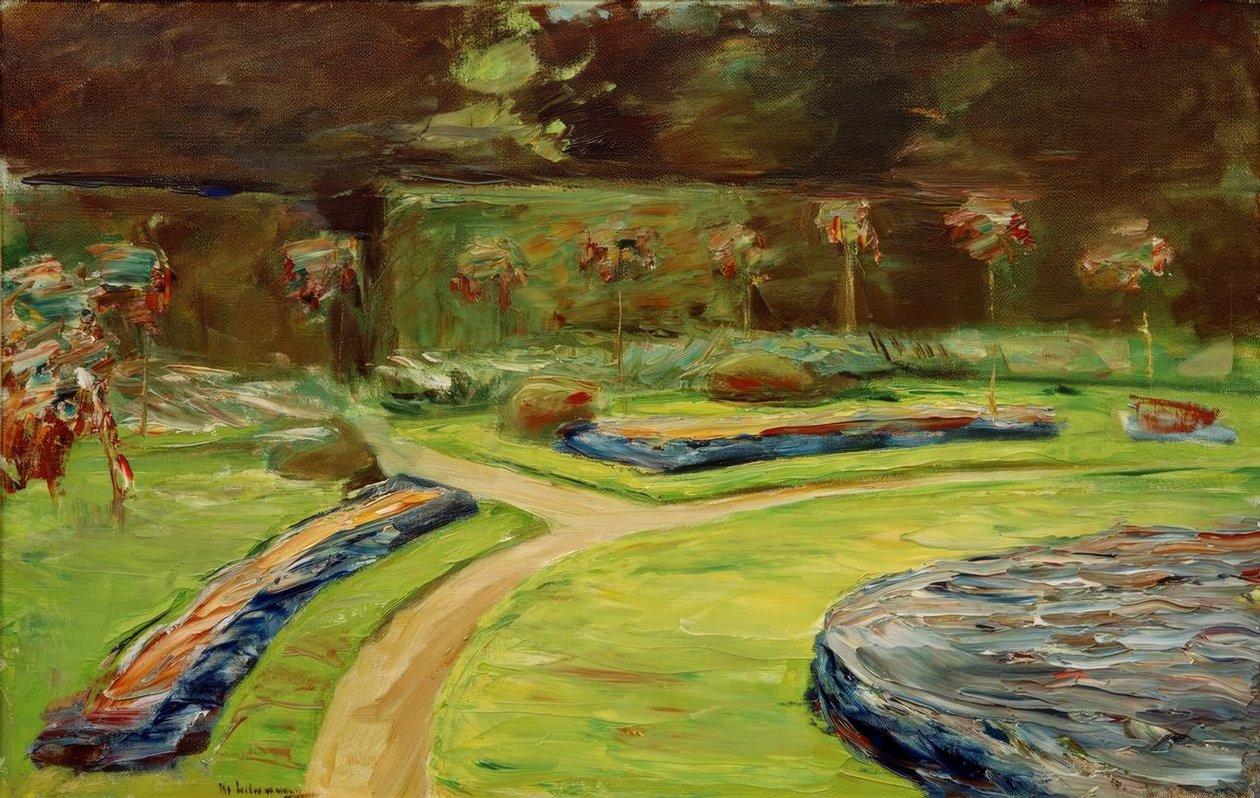 El rotonda en el jardín de setos de Max Liebermann