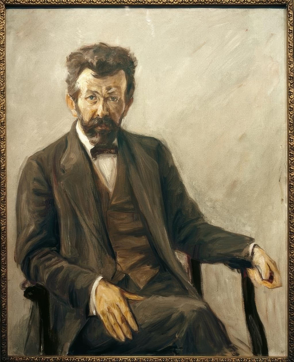 El poeta Richard Dehmel de Max Liebermann