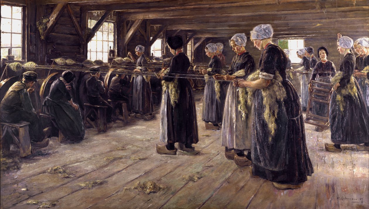 Granero de lino en Laren de Max Liebermann