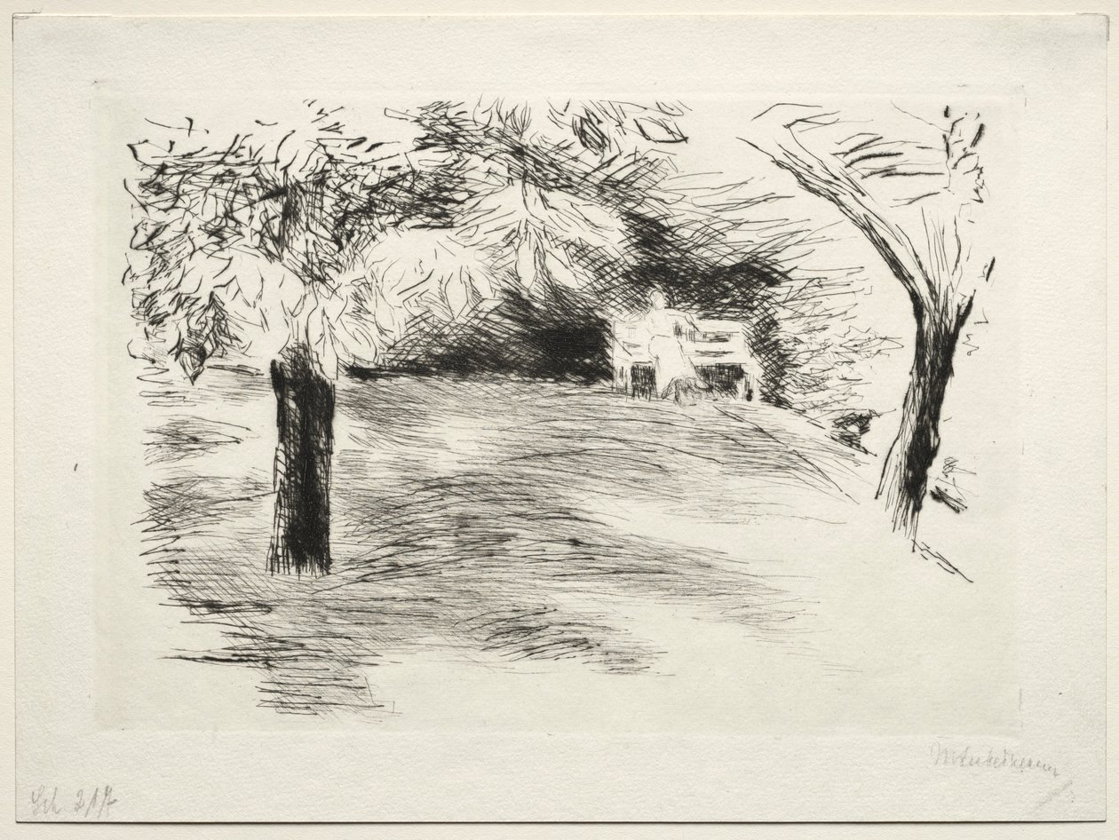Jardín en Wannsee, Alemania de Max Liebermann