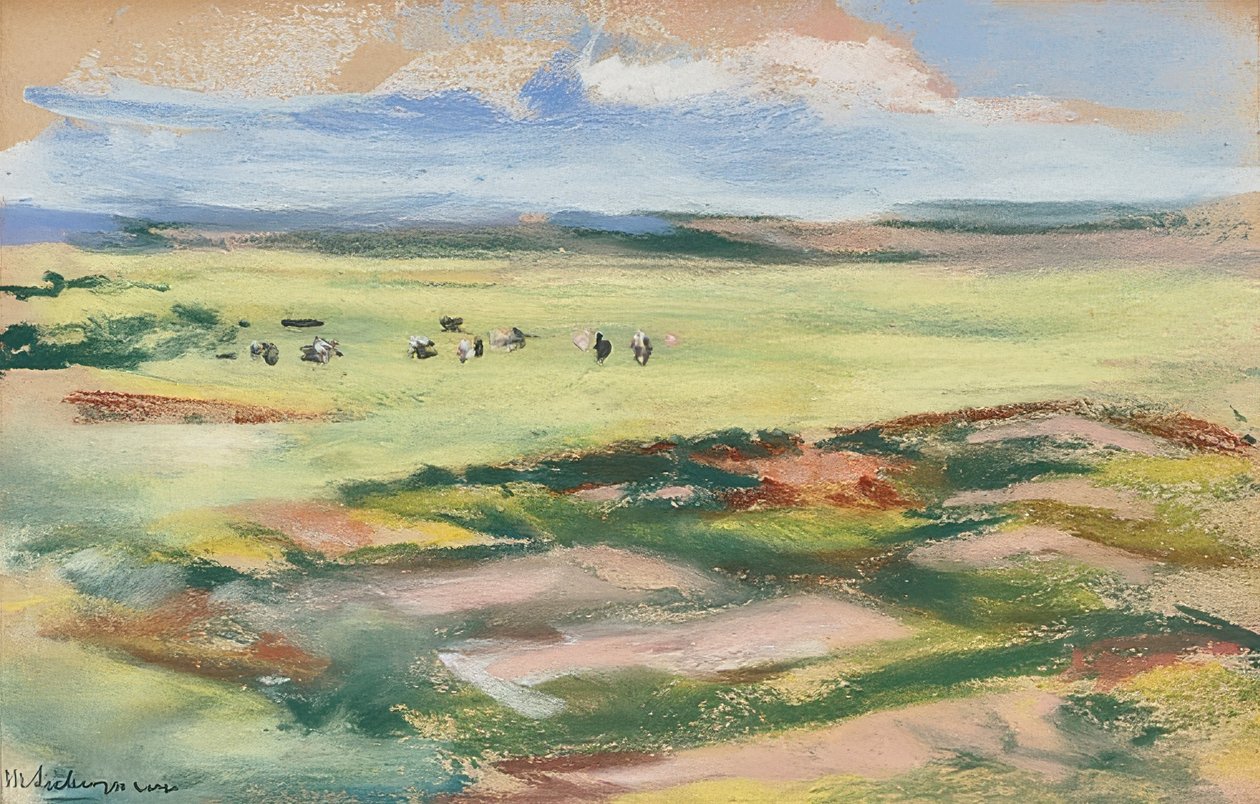 Detrás de las dunas de Max Liebermann